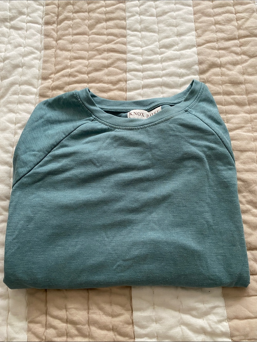 Knox Rose Teal Pullover Sweatshirt